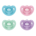 NUK Sensitive Πιπίλα Σιλικόνης με θήκη 0-6 m, 1τμχ