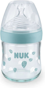 NUK Nature Sense Γυάλινο Μπιμπερό Θηλή Σιλικόνης 120ml