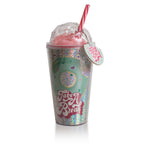 POKHARA girl power σετ μπάνιου- ποτήρι με καλαμάκι