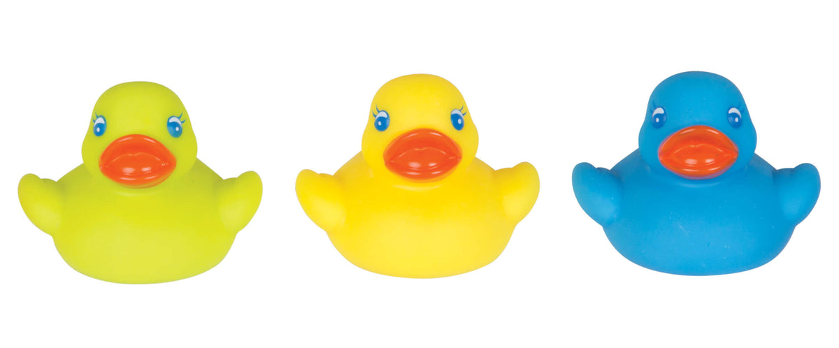 PLAYGRO Πολύχρωμα Παπάκια Μπάνιου 3 Τεμάχια 6M+