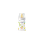 CHICCO Nature Glass, Γυάλινο Mπιμπερό, Θηλή latex, 150ml