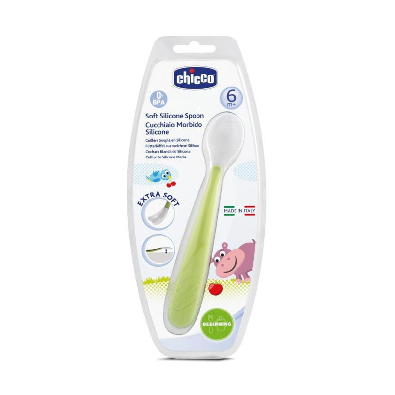 CHICCO Κουτάλι Σιλικόνης Soft 6m+