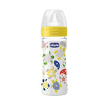 CHICCO Well Being Μπιμπερό Πλαστικό, Θηλή Σιλικόνης, 250ml
