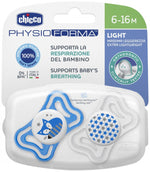CHICCO Physio Forma Light Εργονομική Πιπίλα με Θηλή Σιλικόνης, 2τμχ