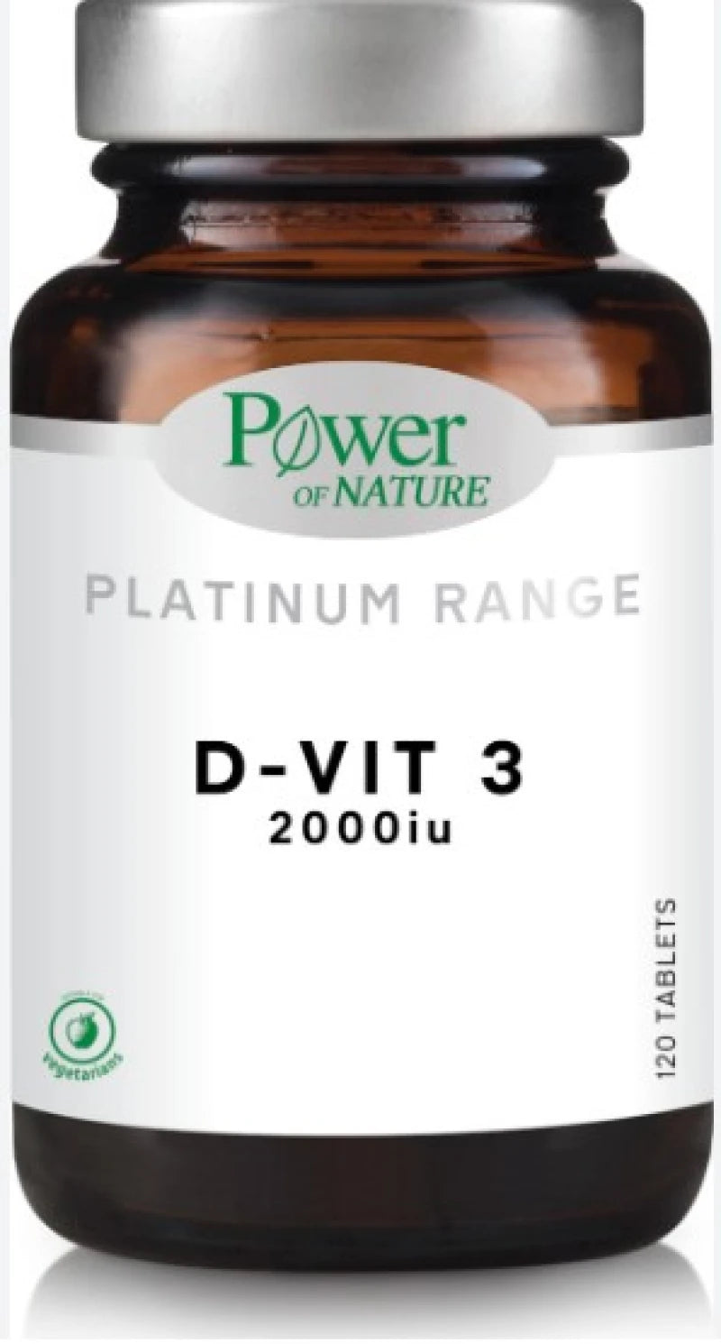 POWER HEALTH Platinum Range D - Vit3 2000iu 60 Δισκία