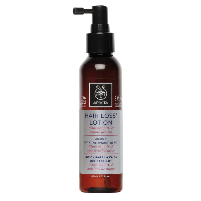 Apivita Hair Loss Lotion, Λοσιόν Κάτα της Τριχόπτωσης με Hippophae TC &amp; Πρωτεΐνες Λούπινου 150ml