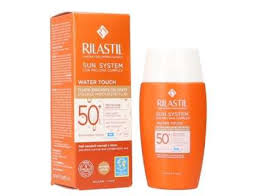 Rilastil Sun System Water Touch Colored Moisturizing Fluid Αντηλιακό Προσώπου με Χρώμα SPF50+, 50ml