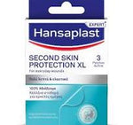 Hansaplast Second Skin Protection XL Προηγμένα Υδροκολλοειδή Επιθέματα 100% Αδιάβροχα, 3τεμ