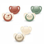 NUK Πιπίλες Σιλικόνης For Nature για 6-18 μηνών 2τεμ