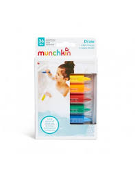 Munchkin 5 Bath Time Crayons 36m+ Παιδικά Μολύβια για το Μπάνιο