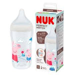 Nuk Μπιμπερό Perfect Match Peppa Pig με Θηλή Σιλικόνης 3m+, 260ml
