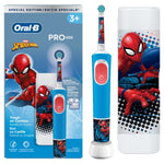 Oral-B Vitality Pro Kids Spiderman Ηλεκτρική Οδοντόβουρτσα 3 Ετών+ 1τμχ & Θήκη Ταξιδιού