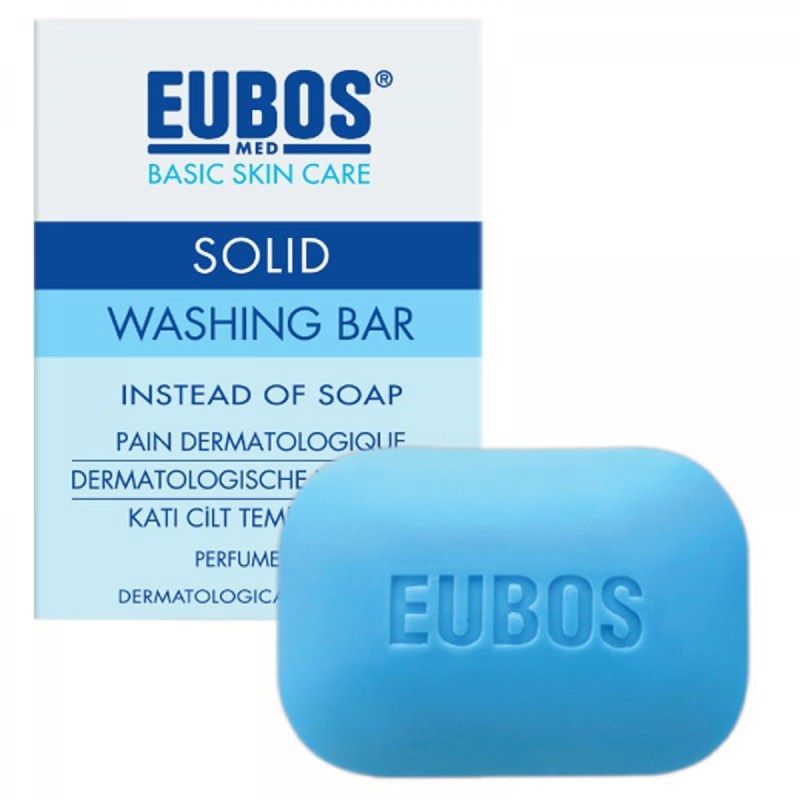EUBOS Μασίφ Σαπούνι Μπλε 125γρ