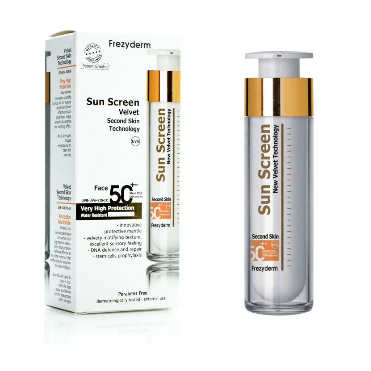 FREZYDERM Αντηλιακό Velvet SPF50 50ml