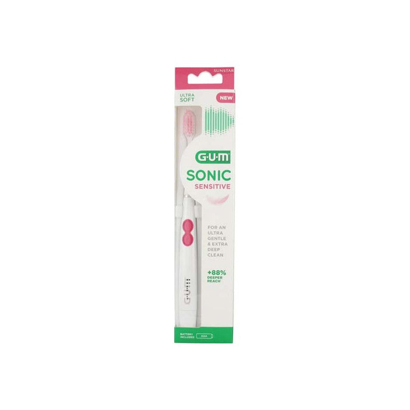 GUM Sonic Sensitive Ultra Soft Οδοντόβουρτσα με Μπαταρία 1 τμχ