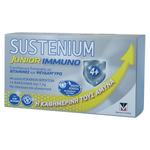 MENARINI Sustenium Immuno Junior Συμπλήρωμα Διατροφής με Βιταμίνες &amp; Ψευδάργυρο Γεύση Κόκκινων Φρούτων 14 φακελάκια 