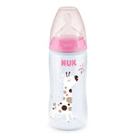 NUK First Choise πλαστικό μπιμπερό Flow control 6-18 300 ml