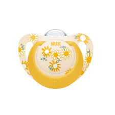 NUK Star Πιπίλα Σιλικόνης 6-18 m με Θήκη