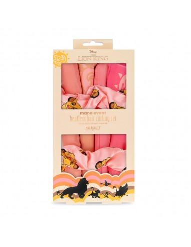 MAD BEAUTY Lion King Heatless Hair Curling Set Εύκαμπτη Ράβδος Για Μπούκλες &amp; 2 Scrunchies