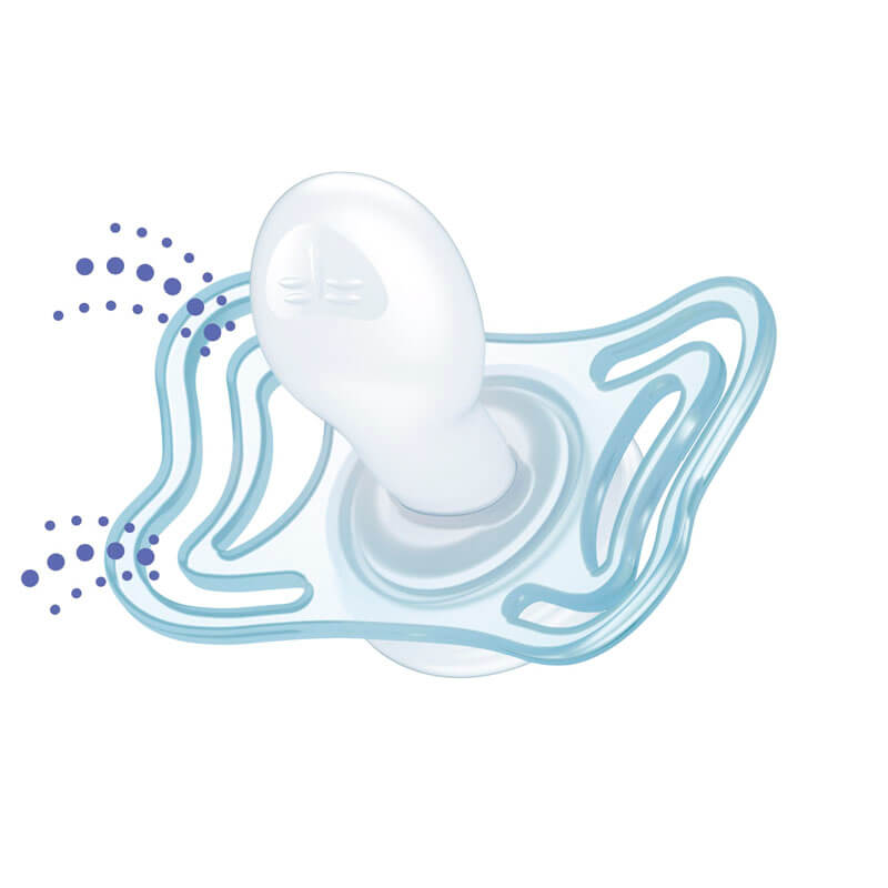CHICCO Physio Forma Light Εργονομική Πιπίλα με Θηλή Σιλικόνης, 2τμχ