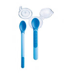 MAM Feeding Spoons and Cover θερμοευαίσθητα Κουταλάκιαμε Καπάκι 6m και άνω, 2 τμχ