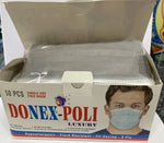 Poli Donex Poli Luxury Face Mask Υποαλλεργική 3πλη συσκευασία με 10τμχ