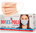 Poli Donex Poli Luxury Face Mask Υποαλλεργική 3πλη συσκευασία με 10τμχ