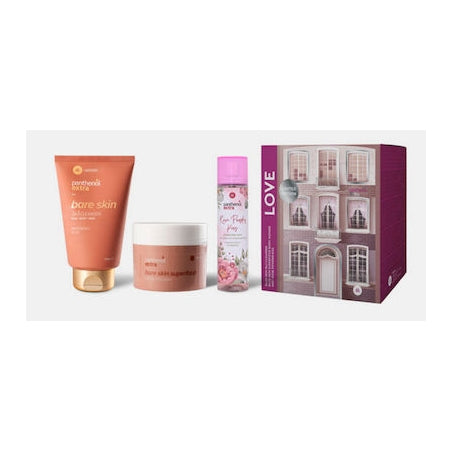 MEDISEI Panthenol Extra Promo Love - Bare Skin 3in1 Cleanser (200ml) + Body Mousse &amp; Rose Powder Kiss (100ml)
