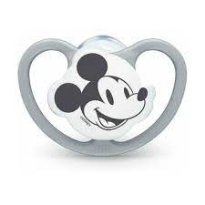 NUK Disney space πιπίλα σιλικόνης με θήκη 6-18 m, 1 τμχ
