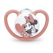 NUK Disney space πιπίλα σιλικόνης με θήκη 6-18 m, 1 τμχ