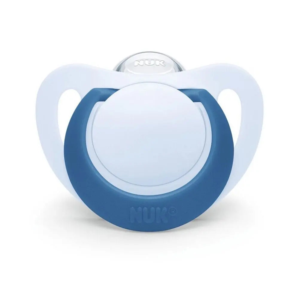 NUK Star Πιπίλα Σιλικόνης 6-18 m με Θήκη
