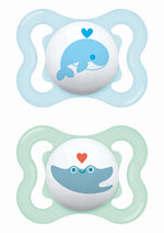 MAM Ορθοδοντικές Πιπίλες Σιλικόνης Air 2-6 μηνών, 2τμχ