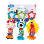 PlayGro Tinkle Trio Τριπλό Παιχνίδι Καροτσιού 0+ (3 τμχ) 