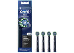 Oral-B Pro CrossAction Ανταλλακτικές Κεφαλές για Ηλεκτρική Οδοντόβουρτσα Black 4τμχ