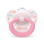 NUK Signature Πιπίλα Σιλικόνης με θήκη0-6 m, 1 τμχ