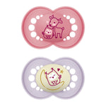 MAM Ορθοδοντικές Πιπίλες Σιλικόνης Day & Night 16+ μηνών, 2τμχ