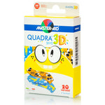 MASTER AID Quadra 3D Boys , 2 μεγέθη , 20 τμχ, 2 σχέδια 