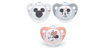 NUK Trendline Minnie & Mickey πιπίλα σιλικόνης 6-18 m, 1 τμχ