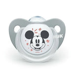 NUK Trendline Minnie & Mickey πιπίλα σιλικόνης 6-18 m, 1 τμχ