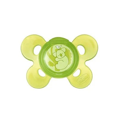 CHICCO Physio Comfort, Εργονομική Πιπίλα με Θηλή Σιλικόνης &amp; Θήκη για Ηλικίες 4μ, 1τμχ