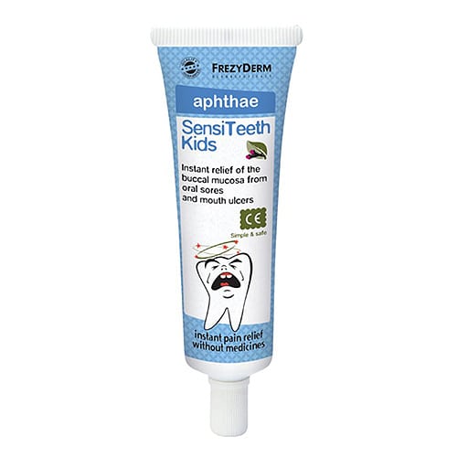 FREZYDERM SensiTeeth Kids Aphthae – Καταπραϋντικό Επουλωτικό Gel για Άφθες και Στοματικά Έλκη 25ml