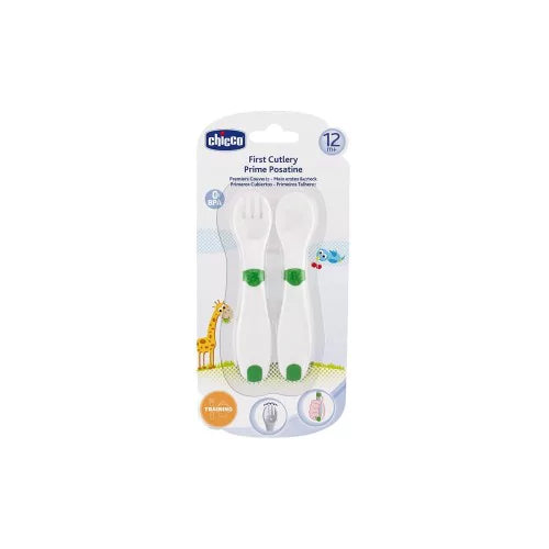 CHICCO Σετ Πιρούνι - Κουτάλι 12M+