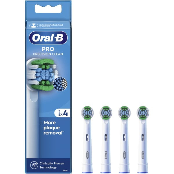 Oral-B Pro Precision Clean Ανταλλακτικά Ηλεκτρικής Οδοντόβουρτσας, 4 τεμάχια