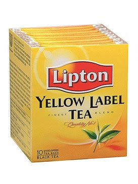 LIPTON YELLOW LABEL (ΜΑΥΡΟ ΤΣΑΙ) Τσάι 10 φακ