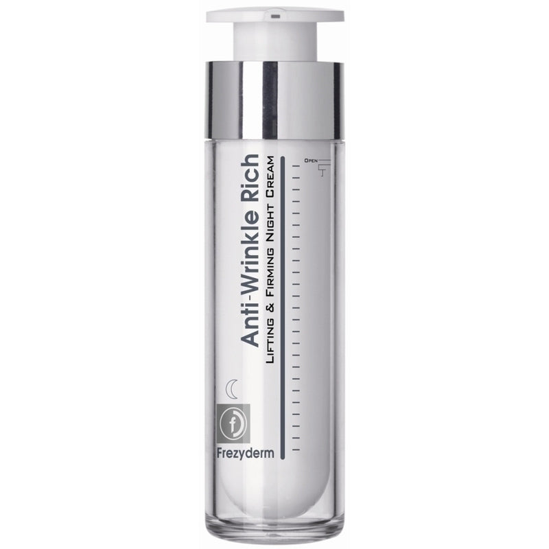 FREZYDERM Anti-Wrinkle Rich Κρέμα Προσώπου Νυκτός για Αντιγήρανση &amp; Σύσφιξη 50ml 