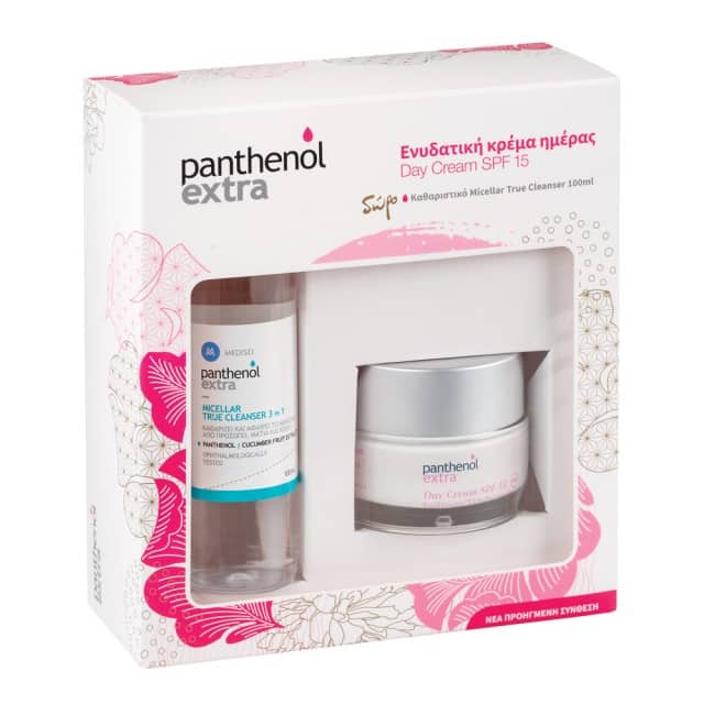 MEDISEI Panthenol Extra Promo Day Cream Spf15 50Ml &amp; Δωρο Micellar True Cleanser 100Ml