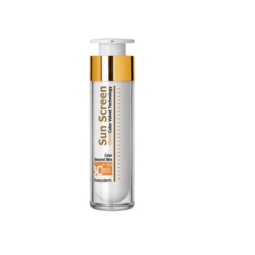 FREZYDERM Sun Screen Color Velvet Face Cream SPF30, Αντιηλιακό Προσώπου με Χρώμα 50ml