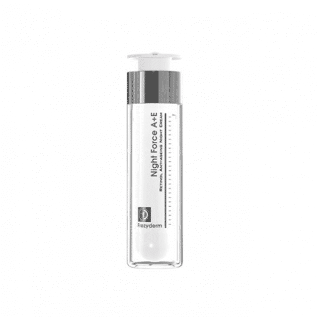 FREZYDERM Night Force A + E Cream Αντιγηραντική Κρέμα Νυκτός Με Ρετινόλη Και Βιταμίνη Ε 50Ml