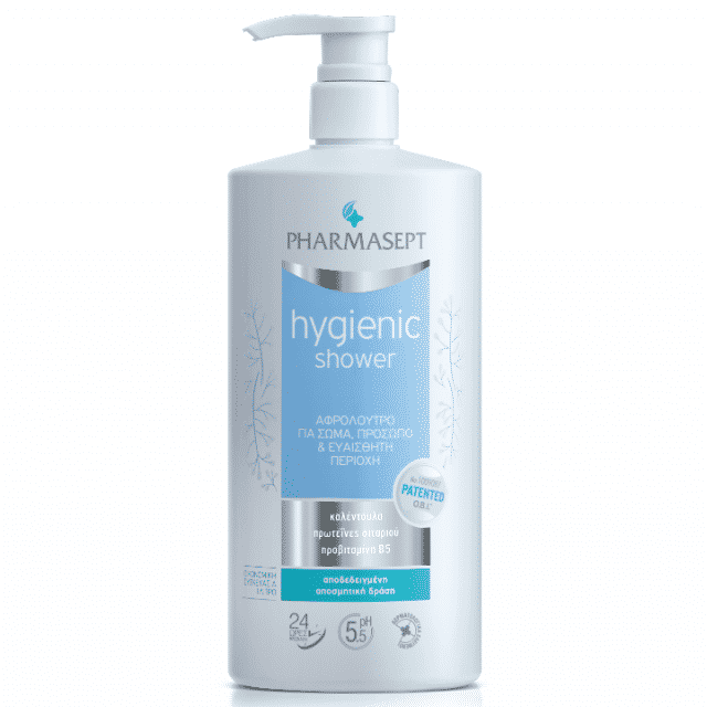 PHARMASEPT Tol Velvet Hygienic Shower, Αφρόλουτρο Για Σώμα, Πρόσωπο &amp; Ευαίσθητη Περιοχή 1 Λίτρο