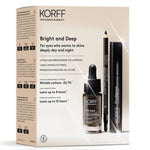 KORFF Promo Bright and Deep Eye Zone Eye Contour Lifting &amp; Brightening 15 ml + Eye Pencil 01 Black 1,1 gr + Prodigious Mascara 14 ml 